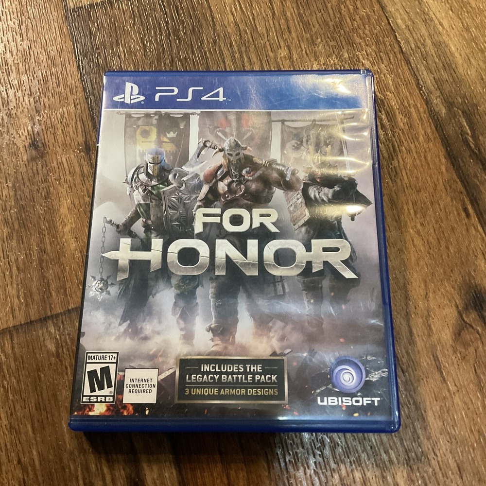 For Honor PlayStation 4 With Case, Game Disc PS4 Video Game‎ Sony